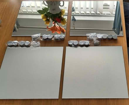 Photo of free 4 square mirrors (Farington PR25) #1