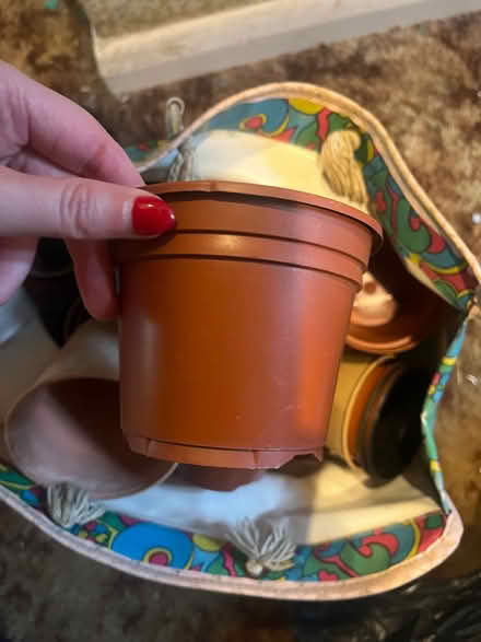 Photo of free Bag of plant pots (Chessington KT9) #2
