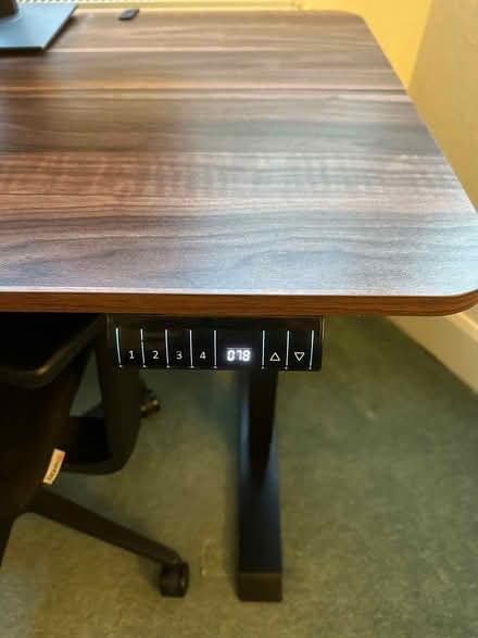 Photo of free Adjustable office desk and chair (CR0) #2