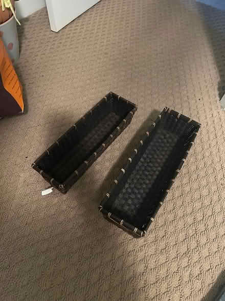 Photo of free Two small wicker baskets (Folsom) #1