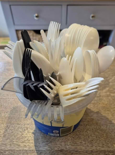 Photo of free Plastic cutlery (Epsom KT19) #1