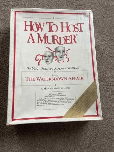 Photo of free How to host a murder game (Harden, BD16) #1