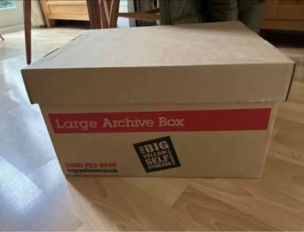 Photo of free Large cardboard storage box (Chiswick W4 near High Road) #1