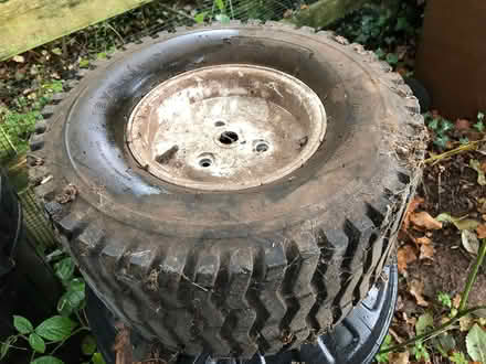 Photo of free Wheels and tyres from ? (Llanfihangel Tal y Llyn LD3) #1