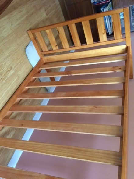 Photo of free Pine single bed frame (Bicester, OX26) #2