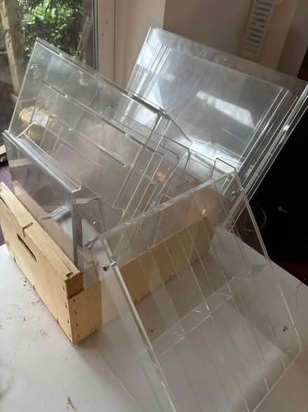 Photo of free Box of acrylic retail display stands (Oswestry SY11) #3