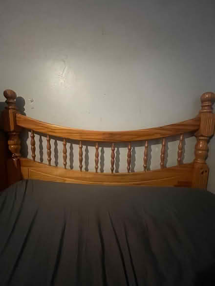 Photo of free Solid Pine Double Bed & Wadrobe (West Bromwich B71) #1