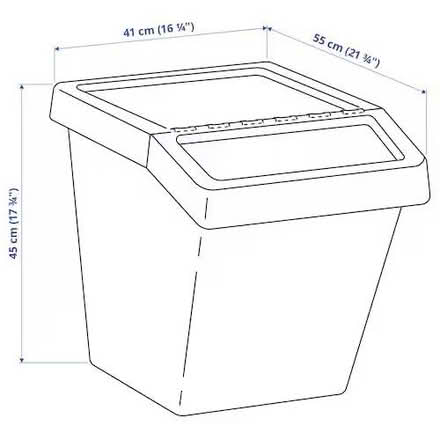 Photo of free Recycling Bin with Lid White (Holmer Green HP15) #1