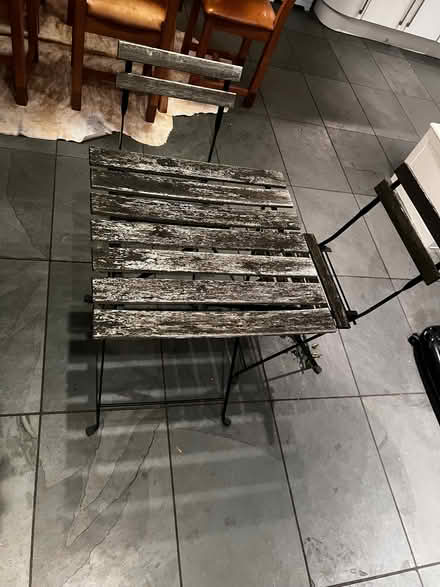 Photo of free Set of outside table and 2 chairs (Wandsworth Common SW17) #4
