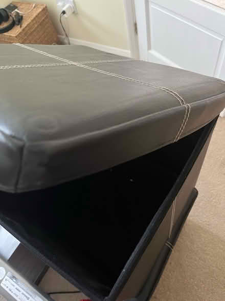 Photo of free 2x black storage stools (Bletchley MK3) #4