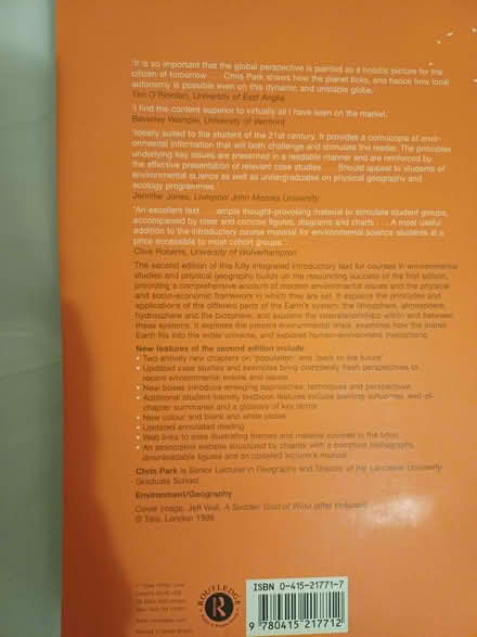 Photo of free 'Environment' - Geography textbook (Stone Cross BN23) #2