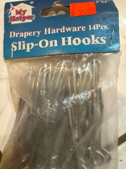 Photo of free Drapery Hooks (Stuyvesant Heights) #1