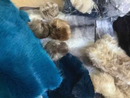 Photo of free Bundle of faux fur and fleece pieces (Holme Slack PR2) #2