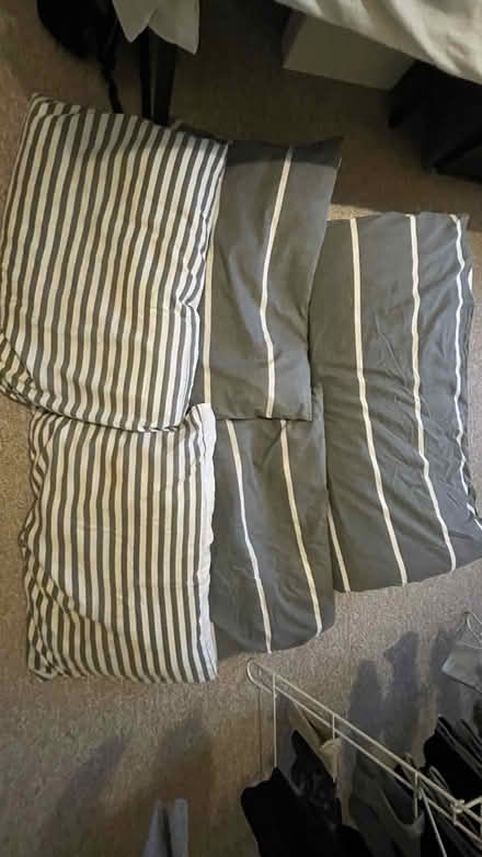Photo of free Double duvet 4 pillows +sheets+case (Redland) #2
