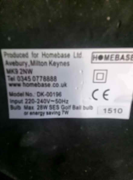 Photo of free Lamp (Woburn Sands MK17) #3