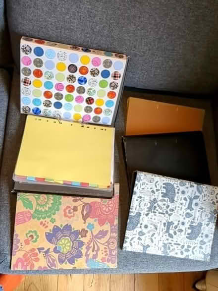 Photo of free Ringbinder files, some plastic wallets and file dividers (Moorlands LA1) #1