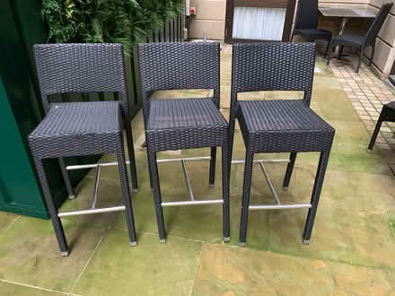 Photo of free 7 outdoor bar stools (City Centre S1 2) #1