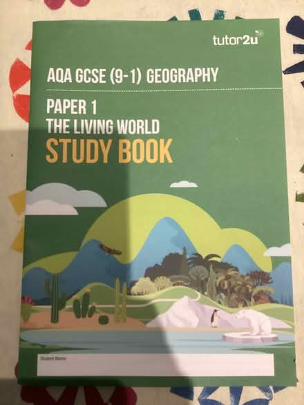Photo of free AQA GCSE Geography Study Book (Waterlooville PO7) #1