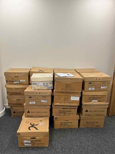 Photo of free Cardboard Archive boxes (Lea Industrial Estate AL5) #1