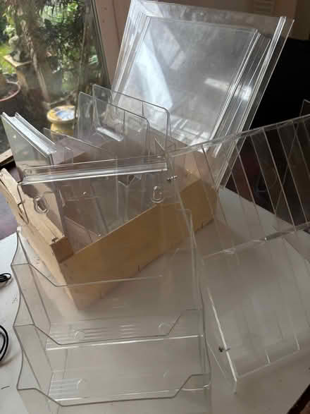 Photo of free Box of acrylic retail display stands (Oswestry SY11) #2