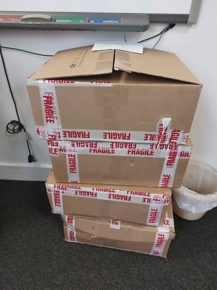 Photo of free Sturdy cardboard boxes (Hale Village L24.) #1