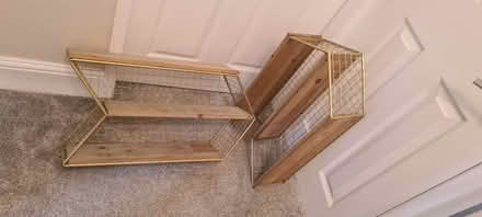 Photo of free Metal and wood wall shelves (L4) #2