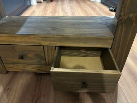 Photo of free Tv bench with 2 drawers (Cathcart G44) #1