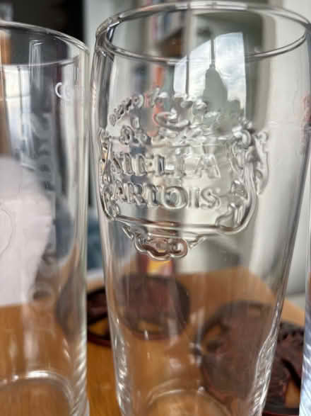 Photo of free Beer glasses x 3 (hastings TN34) #3