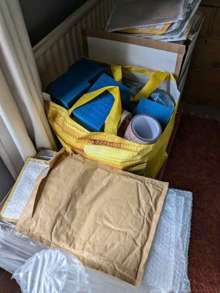 Photo of free Bubble wrap and packing bits (Belper DE56) #1