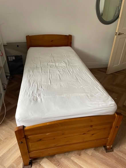Photo of free Wooden Trundle bed single/double (Epsom KT18) #2