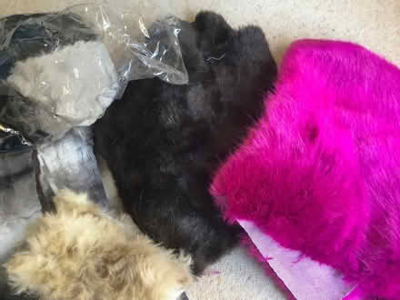 Photo of free Bundle of faux fur and fleece pieces (Holme Slack PR2) #3