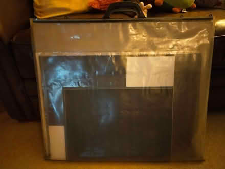 Photo of free Large art folder with contents (Cherry Orchard SY2) #1