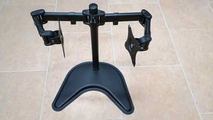 Photo of free Dual monitor stand for (upto) 27" monitors (Marishes YO17) #2