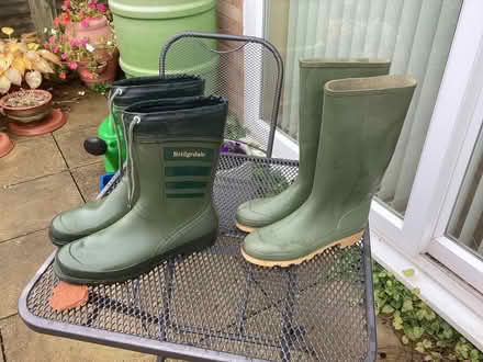 Photo of free Wellington boots green. (Paddock Wood TN12) #1