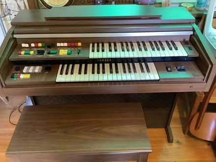 Photo of free Yamaha organ with stool (Kergunyah Victoria) #2