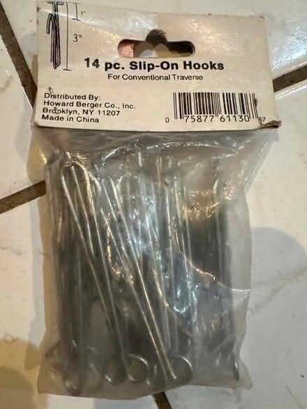 Photo of free Drapery Hooks (Stuyvesant Heights) #2