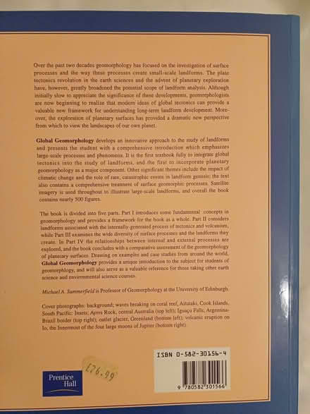 Photo of free 'Global geomorphology' textbook (Stone Cross BN23) #2