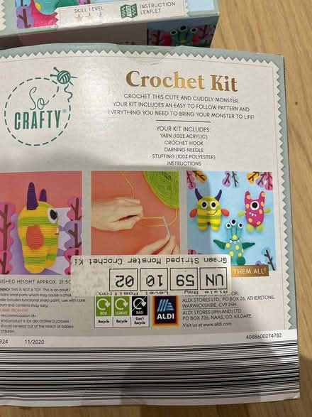 Photo of free Monster crochet kits (Hoddesdon EN11) #2
