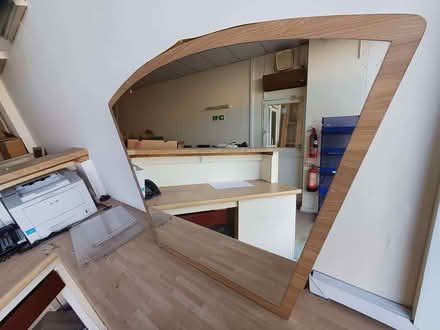 Photo of free Large Mirror - Mounted on Wood (Chadwell Heath RM6) #2