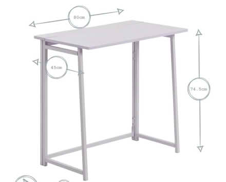 Photo of free Foldable desk grey (Greenwich SE10) #2