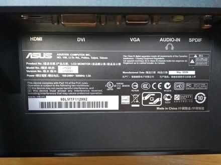 Photo of free Asus Monitor (Morningside EH10) #2