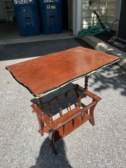 Photo of free Side table with magazine rack (West Chester Borough) #2