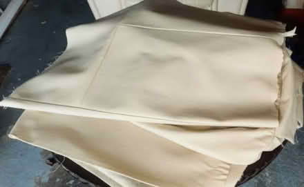 Photo of free Cream leather fabric (Letchworth Garden City (SG6)) #1