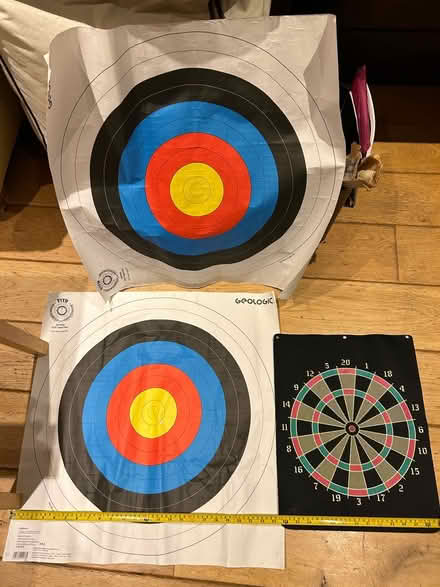 Photo of free 2 Paper Targets , 1 Magnetic dart (The Gallops, Leopardstown) #1