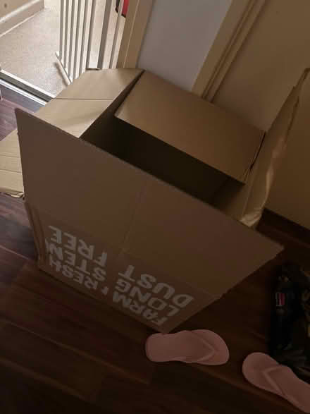 Photo of free Large cardboard box (TW13) #1