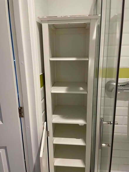 Photo of free Tall white bathroom/kitchen cupboard (Hove Station area BN3) #1
