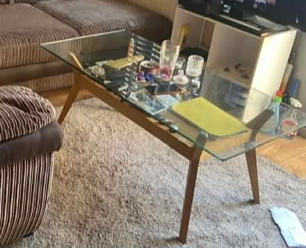 Photo of free Glass top Coffee table (Penge, SE20.) #1