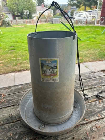 Photo of free Chicken feeder (Wedgwood) #1