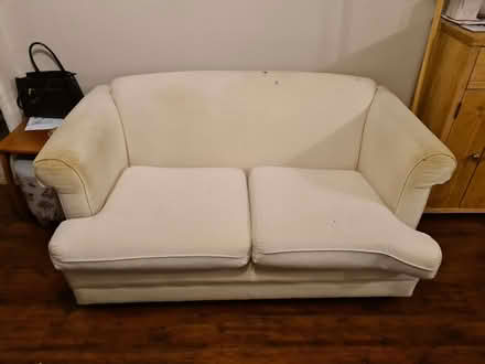 Photo of free Sofa - old, cream (Bradley Stoke BS32) #1