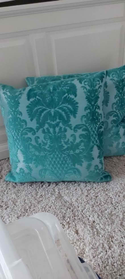 Photo of free Pair of cushion covers plus 1 inner (Bramhall SK12) #1